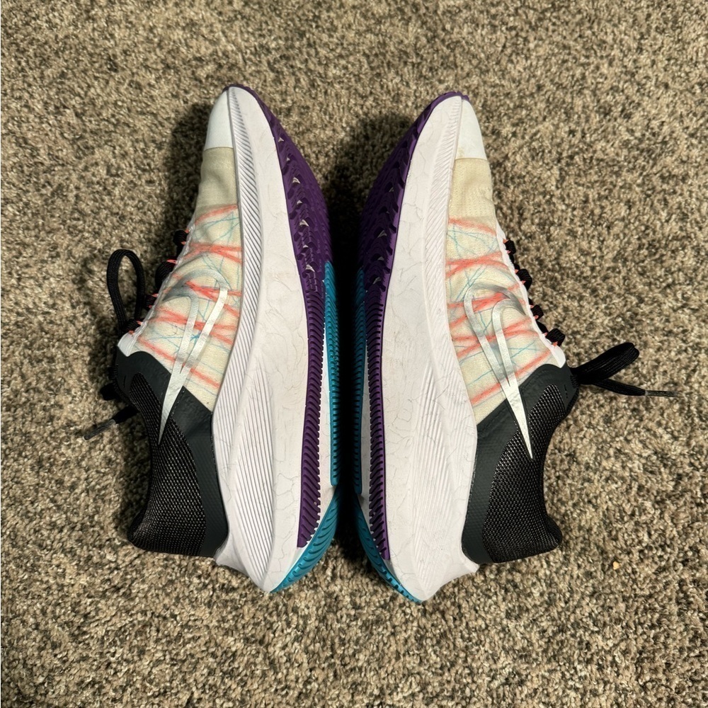 NIKE WMNS ZOOM WINFLO 8 WHITE/METALLIC SILVER/BLCK [CW3421 103] US WMN S…